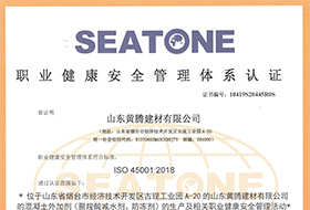 职业健康安全管理体系认证